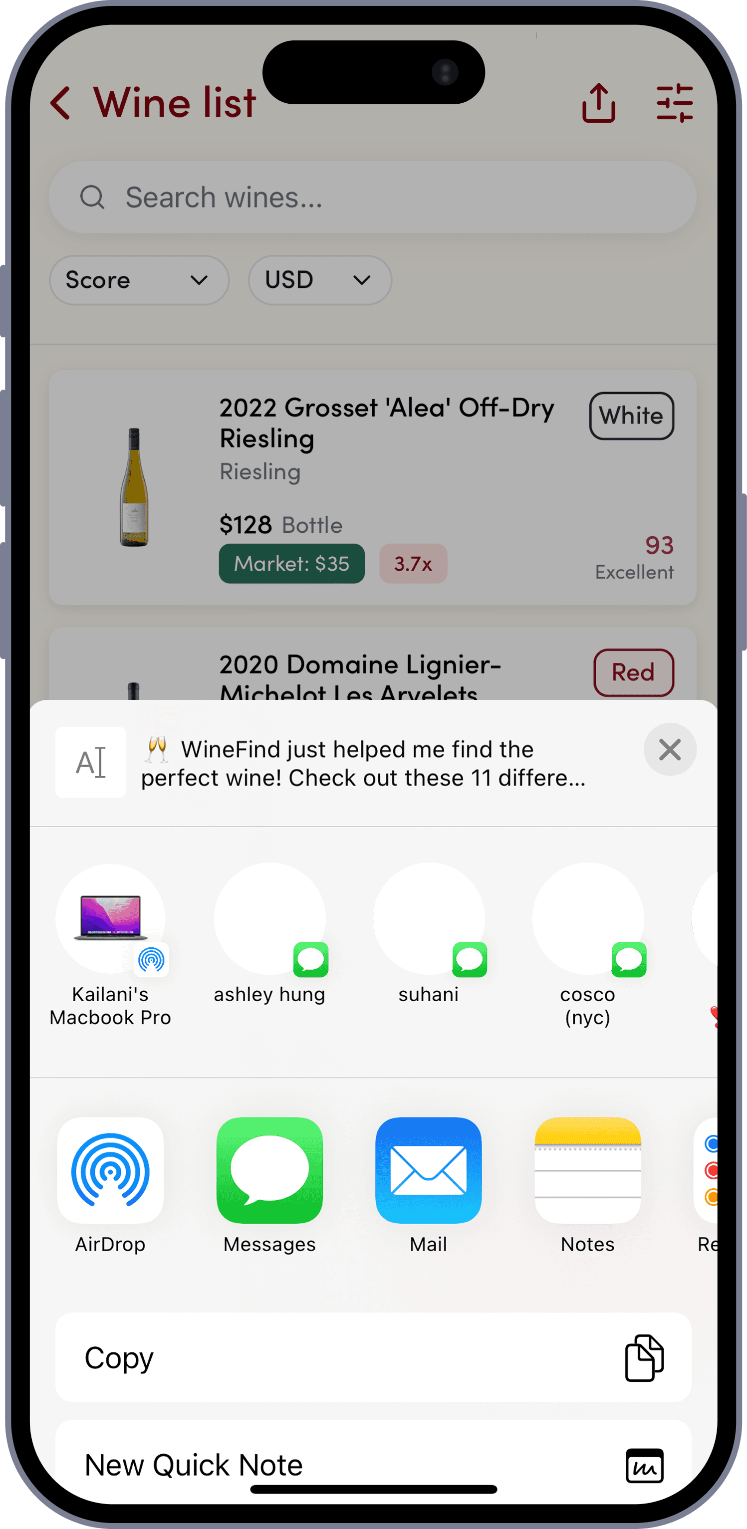 WineFind App Demo